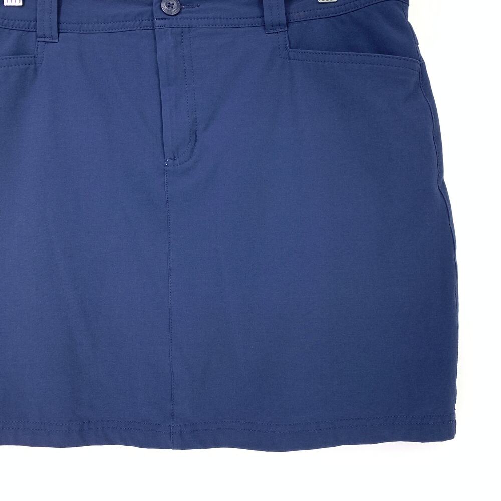 Eddie Bauer Women's Size 10 Activewear Navy Blue Skort Pockets - Picture 5 of 7